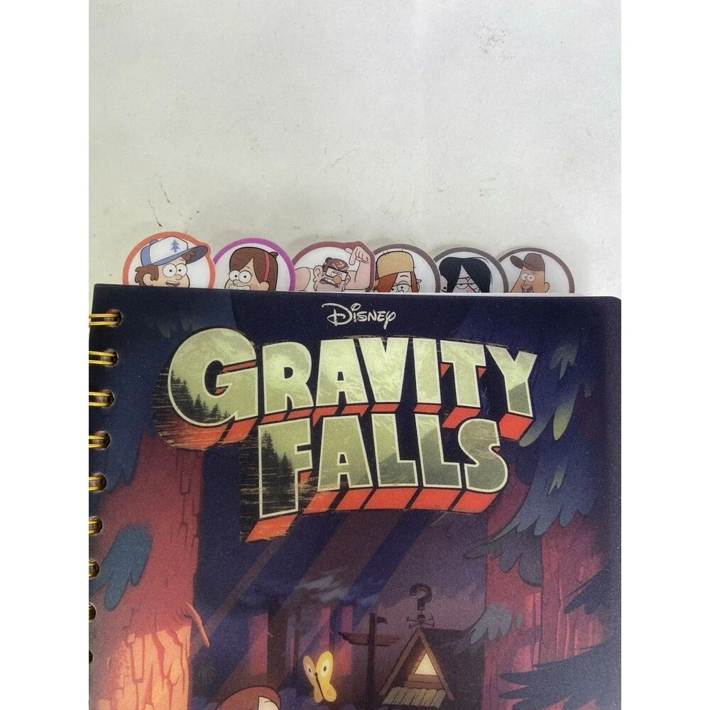 Disney Gravity Falls Tab Journal Notebook Book Spiral NEW